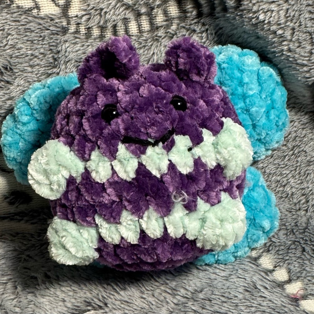 Handmade crochet little butterfly